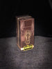 Brown Candle with Long Gold Lalibela Cross - Large Size