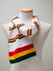 White Traditional Scarf with Flag Telete