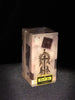 White & Brown Candle with Gold Lalibela Cross - Medium Size